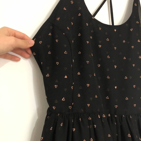 SOLD Princess by Vera Wang heart print mini dress - Picture 3 of 5
